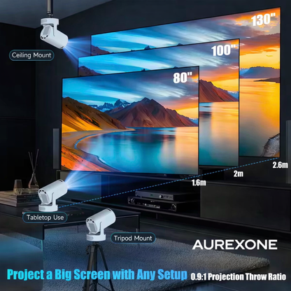 AUREXONE HY300Pro Portable 1080P Home Cinema