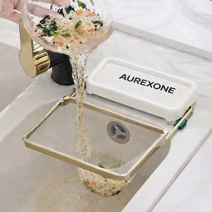 Foldable Sink Strainer Cleaner sinks. No clogged drains.
