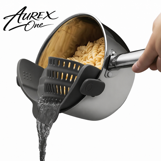 Adjustable Clip-On Silicone Strainer
