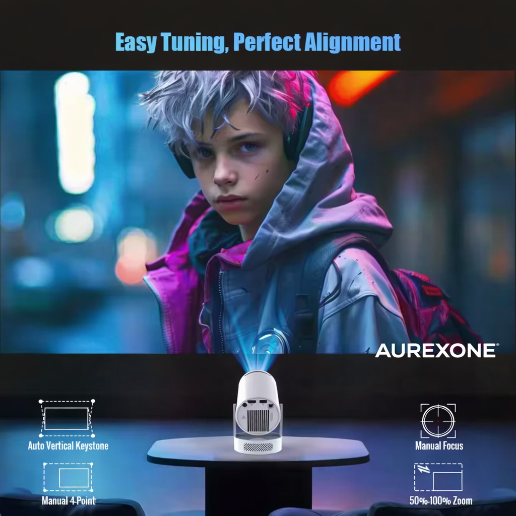 AUREXONE HY300Pro Portable 1080P Home Cinema