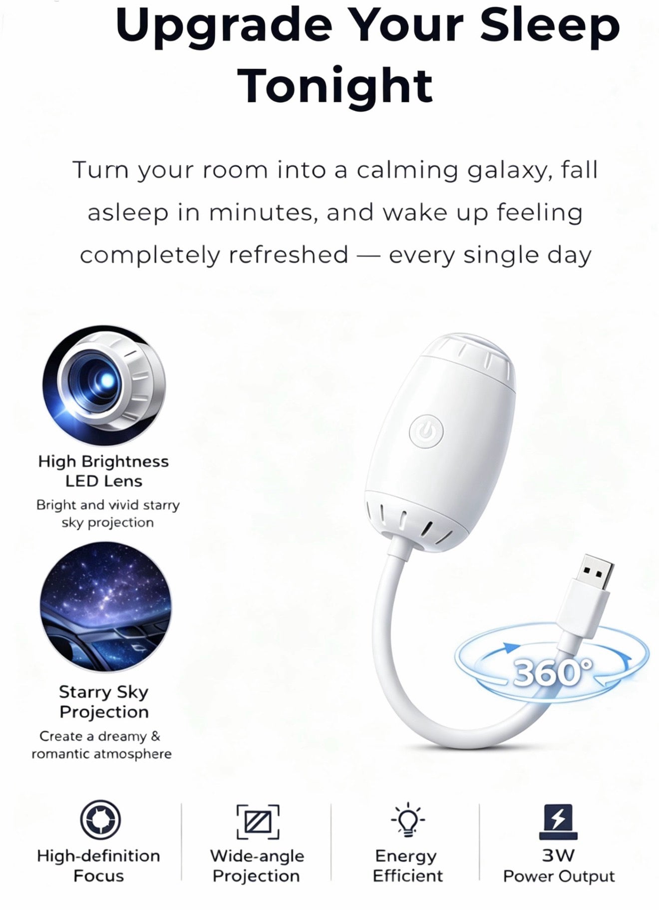 AUREXONE Galaxy Projector